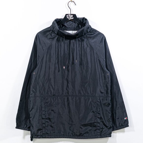 Tommy Hilfiger Flag Pullover Windbreaker Jacket Small VTG Y2K Streetwear Skater - Picture 2 of 16